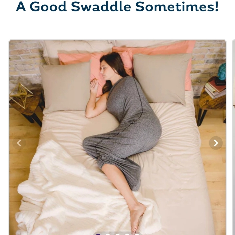 Cozy Gray Women's Sleep Swaddle